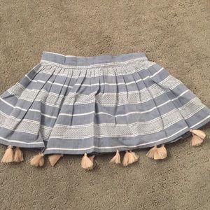 Tassel little girl skirt